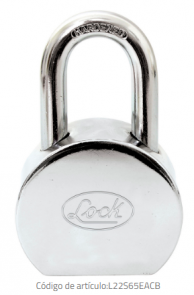 Candado de acero corto redondollave estándar 65mm lock